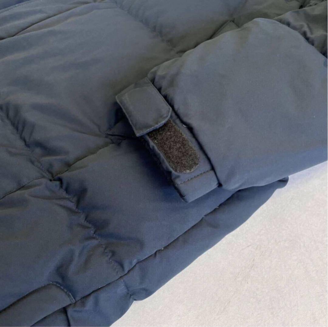 保温性抜群' NIKE ダブルジップアップ 中綿 ダウンコート ベンチコートXL