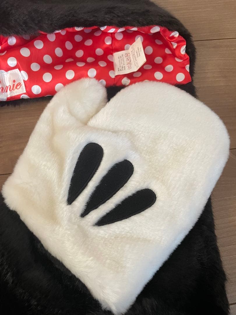 大人サイズ　ファンキャップ　ミニーマウスのマフラー