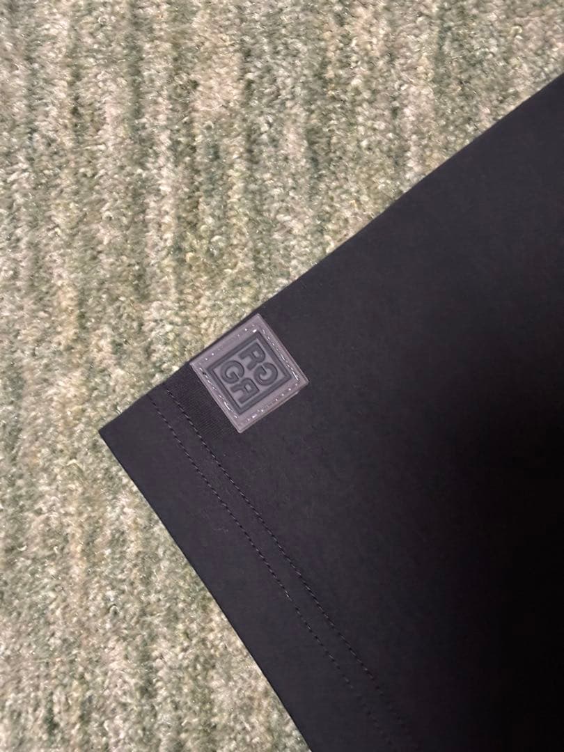 RUFFLOG ラフロッグ　ボックスロゴ オーバーシャツ L