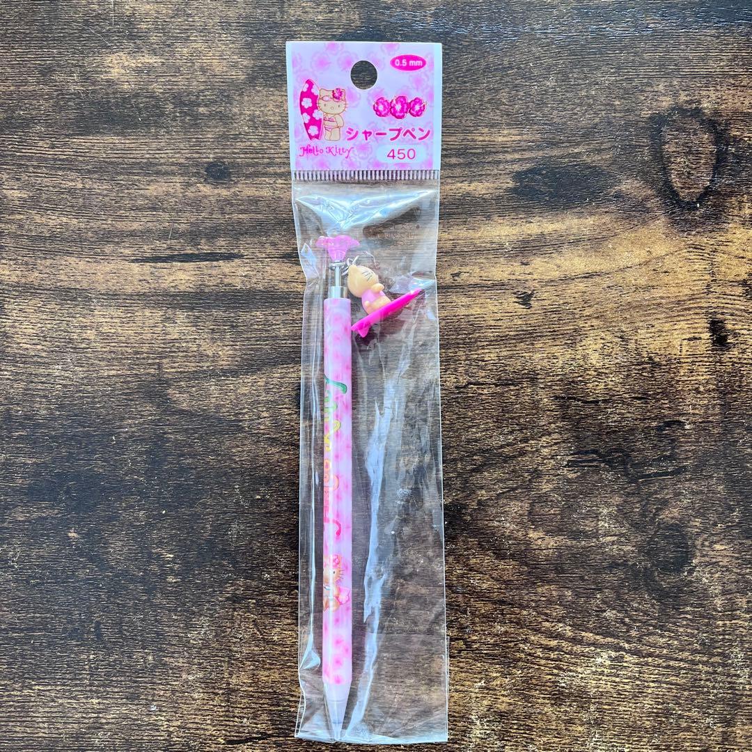 【未使用未開封】 ①日焼けキティ シャープペン 平成レトロ サンリオ ガングロ