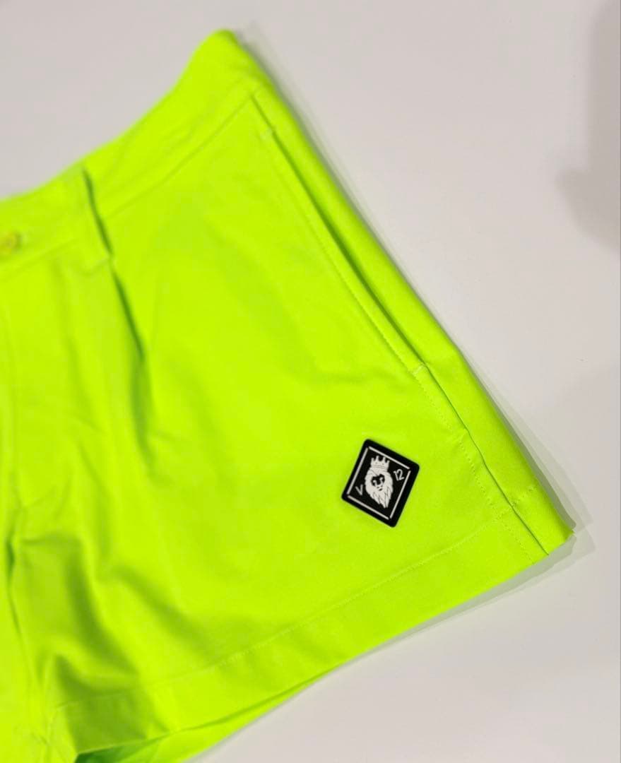【新品】V12 ゴルフ　レディース　ショートパンツ　イエロー　M