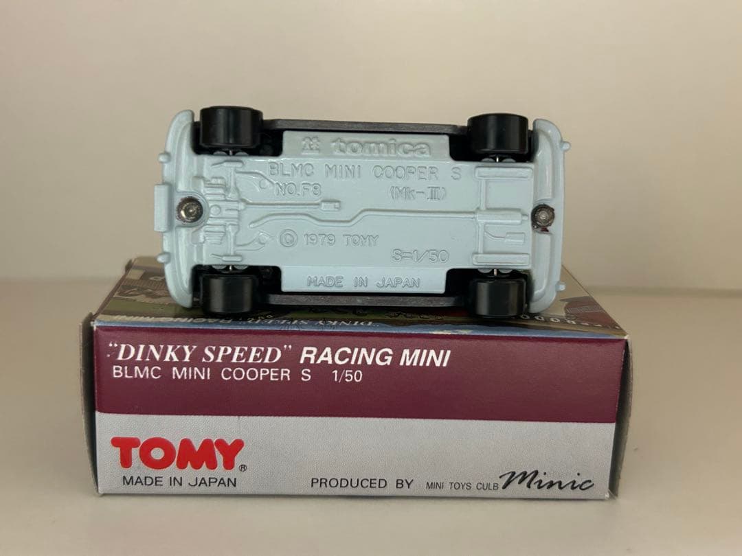 トミカ 日本製 ミニック特注 BLMCミニクーパー S DINKY SPEED