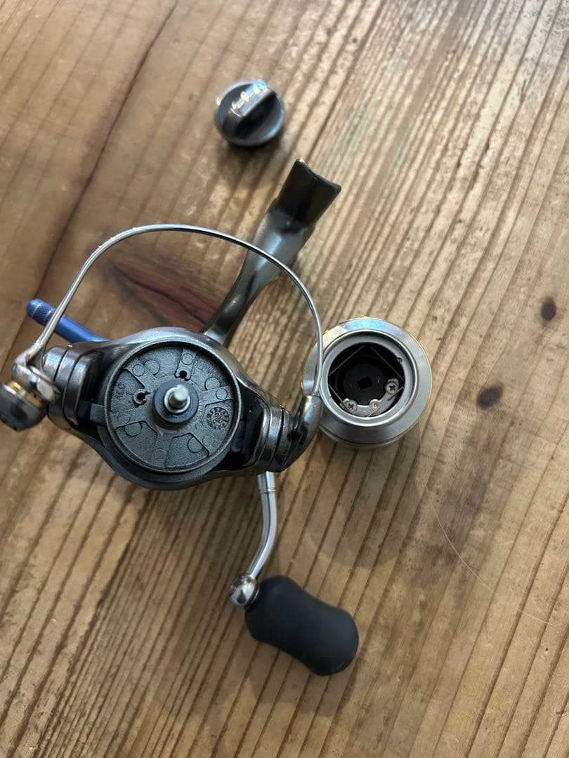 シマノ 05ツインパワー 1000S リールスタンド 予備スプール付 アジング