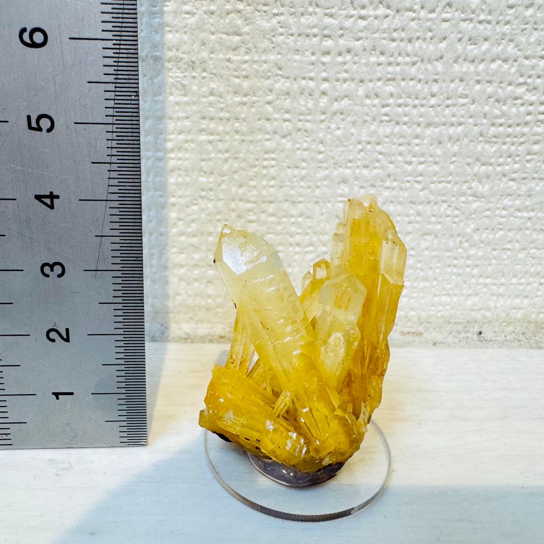 レモン水晶 国産鉱物 奈良 希少 クラスター ハイクラス