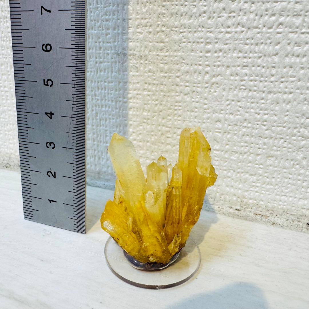 レモン水晶 国産鉱物 奈良 希少 クラスター ハイクラス