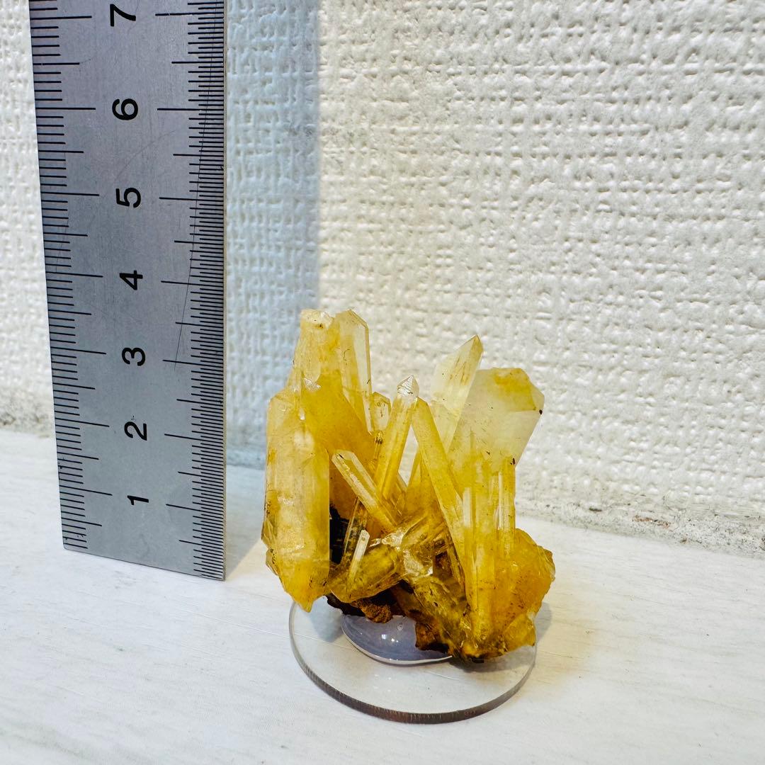 レモン水晶 国産鉱物 奈良 希少 クラスター ハイクラス