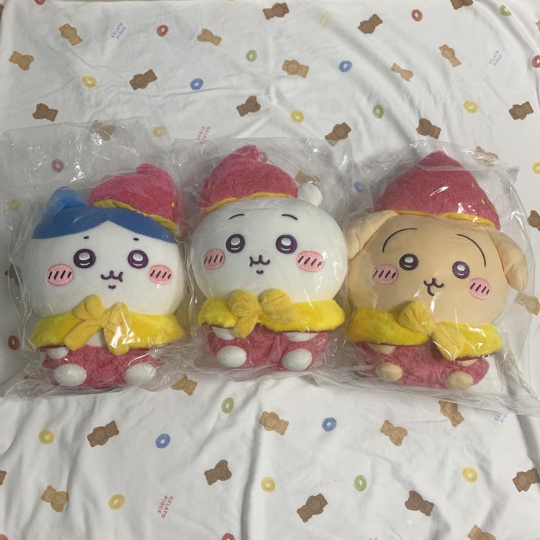 【新品未使用】ちいかわ もぐもぐ本舗 川越 おいもなぬいぐるみ 3点セット