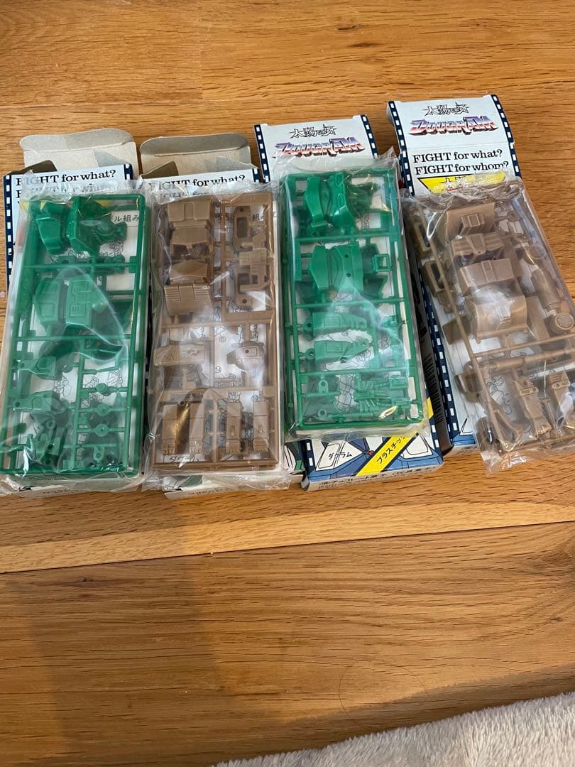 ダグラム プラモデル カバヤ 4体セット 未使用