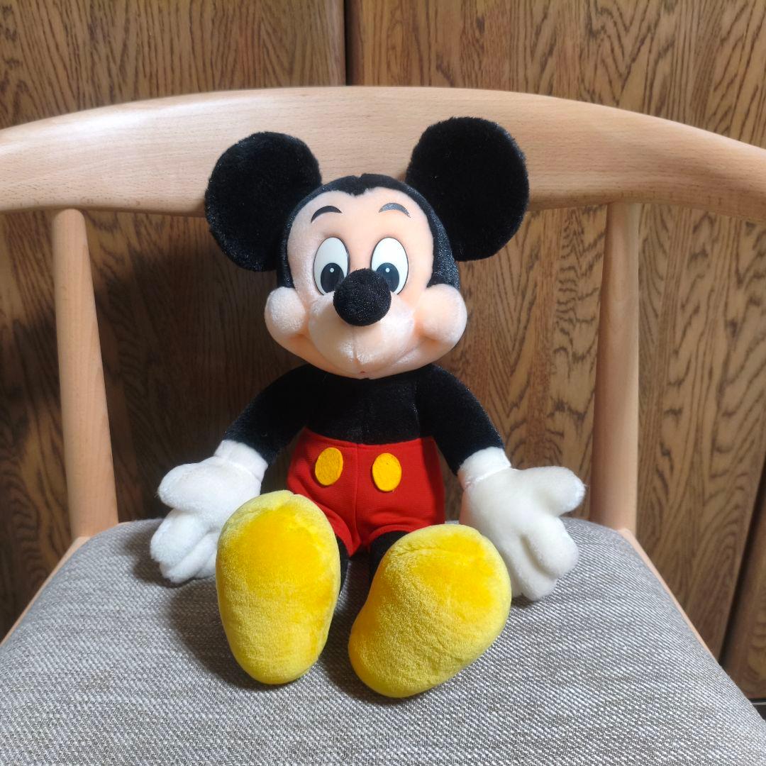 ミッキーマウス　ぬいぐるみ　レトロ　昔　平成　当時物