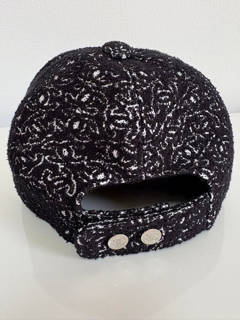 2025 ココビーチ　chanel シャネル　キャップ　帽子　総柄　ココマーク
