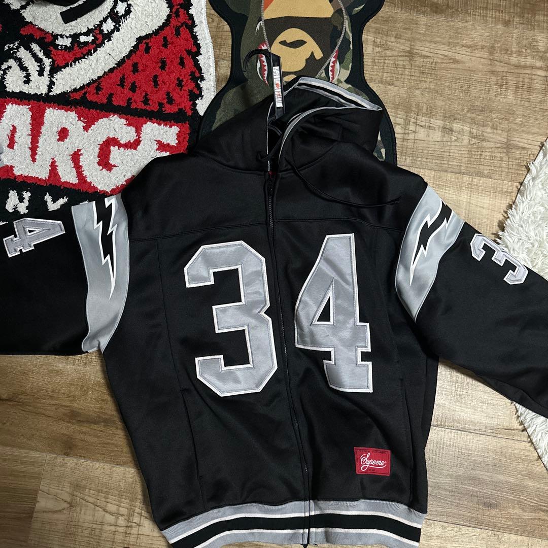 ウォームアップウェア Supreme football zip up hooded