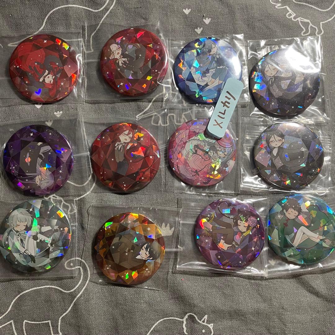 黒執事　Blacklabel トレーディング宝石缶バッジ Vol.1 Vol.2