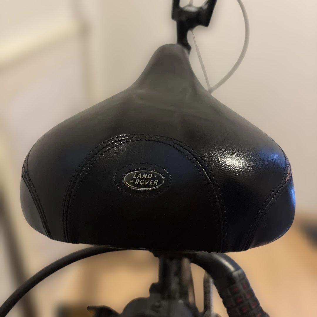 ランドローバー 自転車 ミニチャ チャリンコ ダークグリーン 泥除けLED