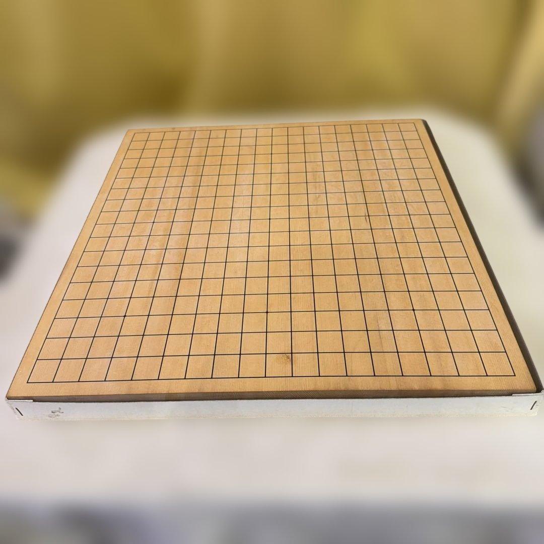 天然木製囲碁盤　蛤碁石