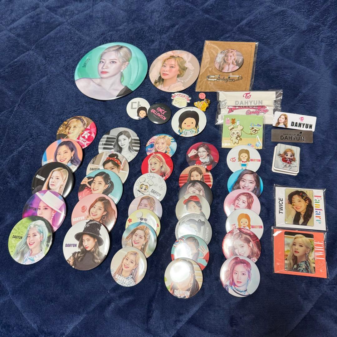 き*ち様 TWICE ダヒョン　缶バッジ　ぬいぐるみ　うちわトートバッグ
