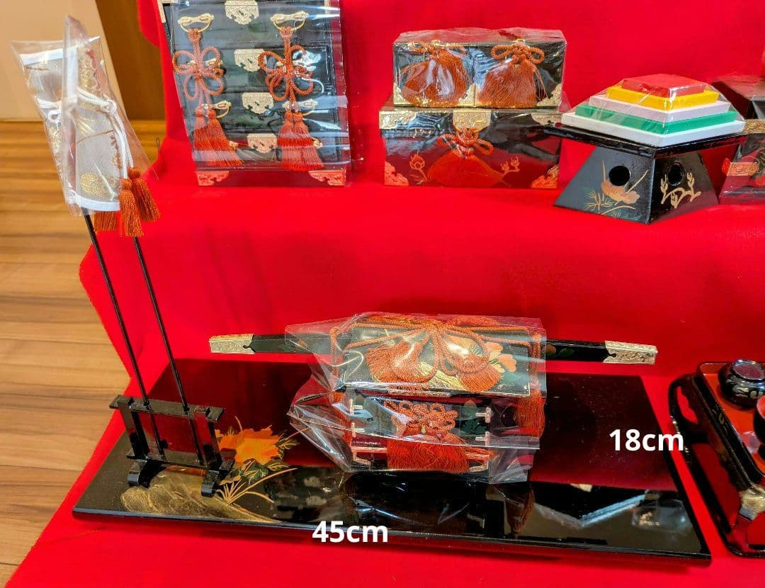 雛祭り道具　漆塗　工芸品　バラ売り可能