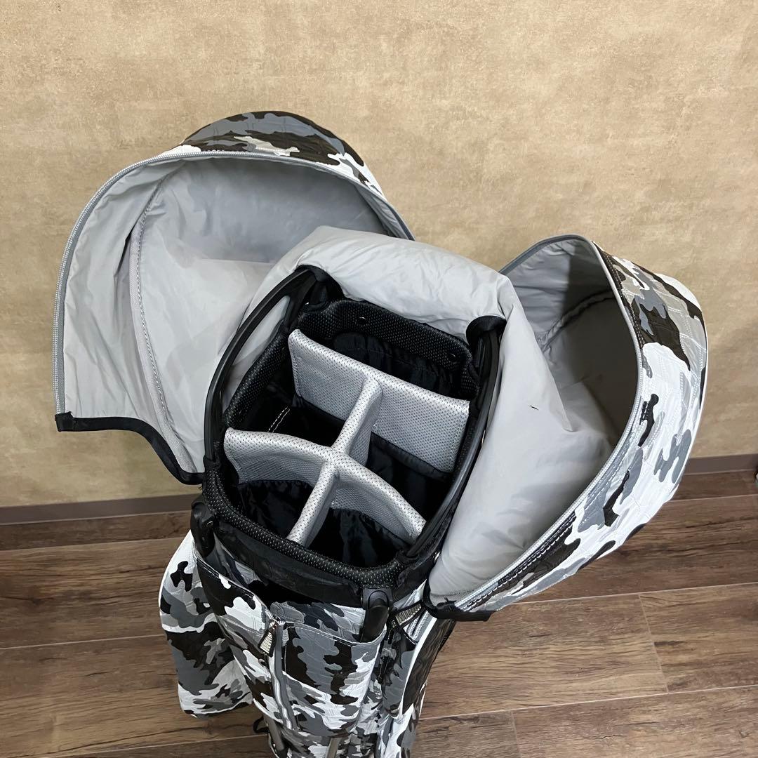 美品 OUUL オウル スタンド キャディバッグ アリゲーター カモ 9.5型