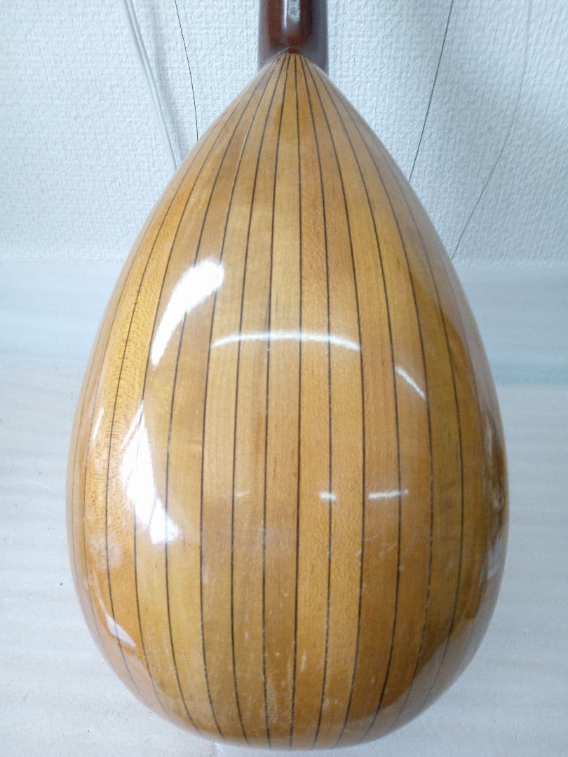 木製ペンタゴン型マンドリン 8弦ジャンク品　未清掃