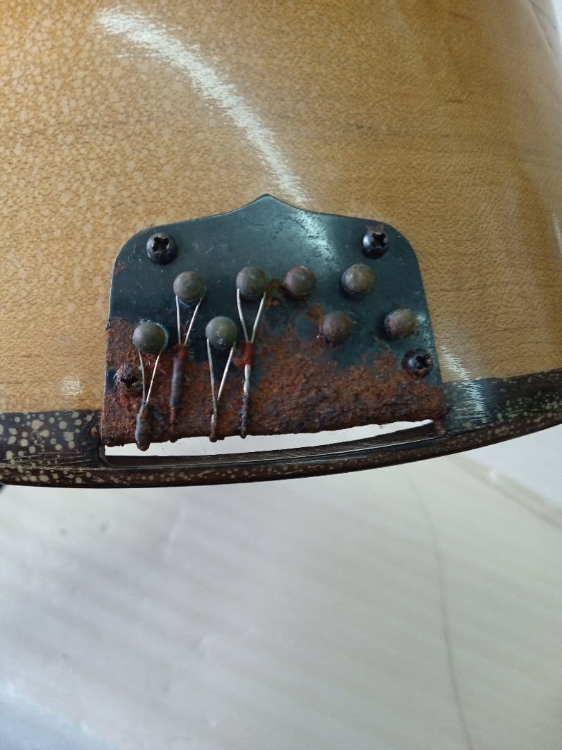 木製ペンタゴン型マンドリン 8弦ジャンク品　未清掃