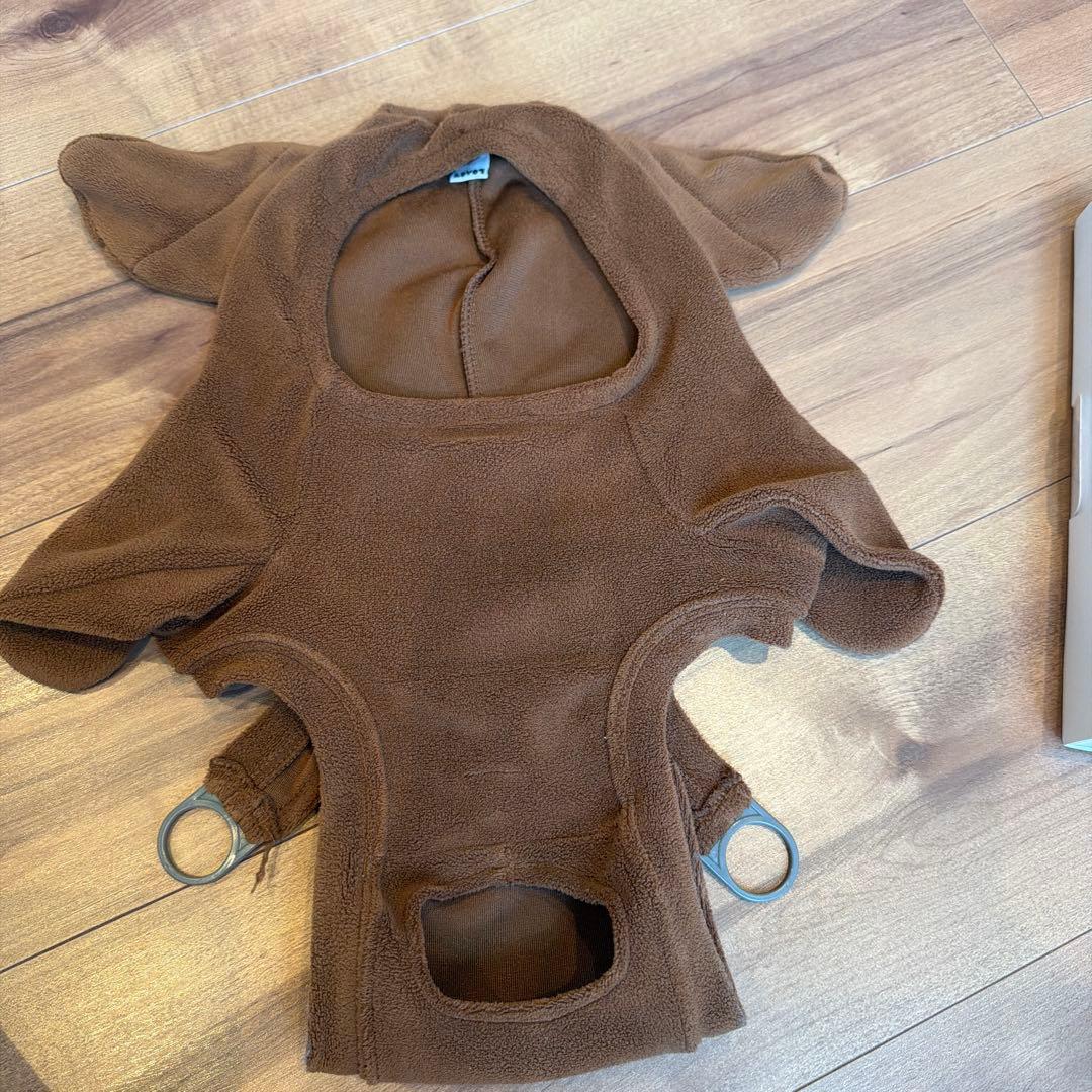 【LOVOT】公式　いぬフリース（パピー）　ブラウン