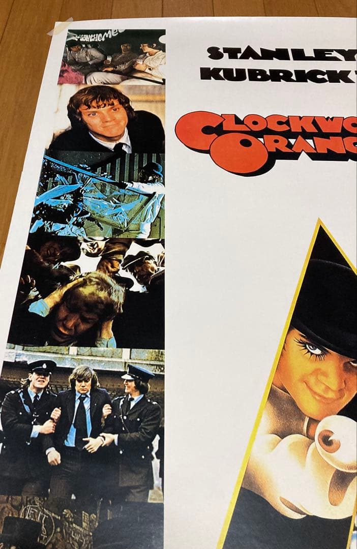 《ヴィンテージ！》時計じかけのオレンジ　ポスター　MADE IN UK