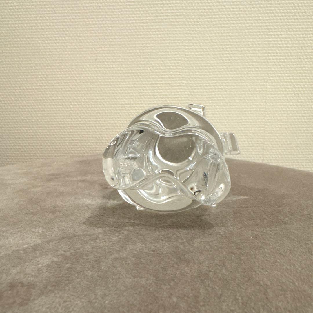 バカラ　雪だるま　モップ　置物