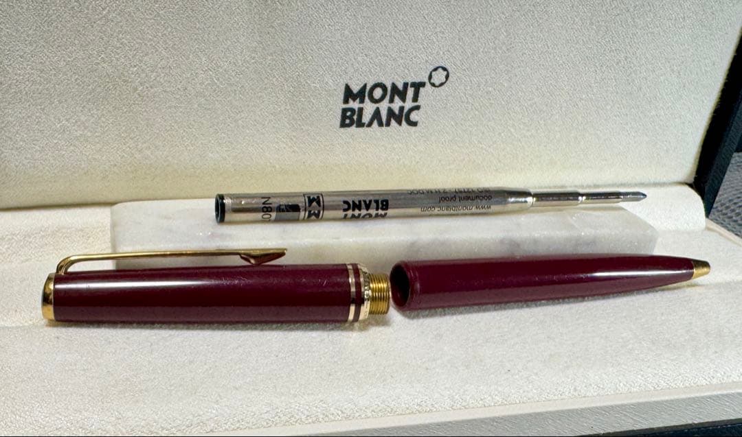 【極美品】モンブラン絶版モデル「CLASSIC」ボールペン　ボルドー