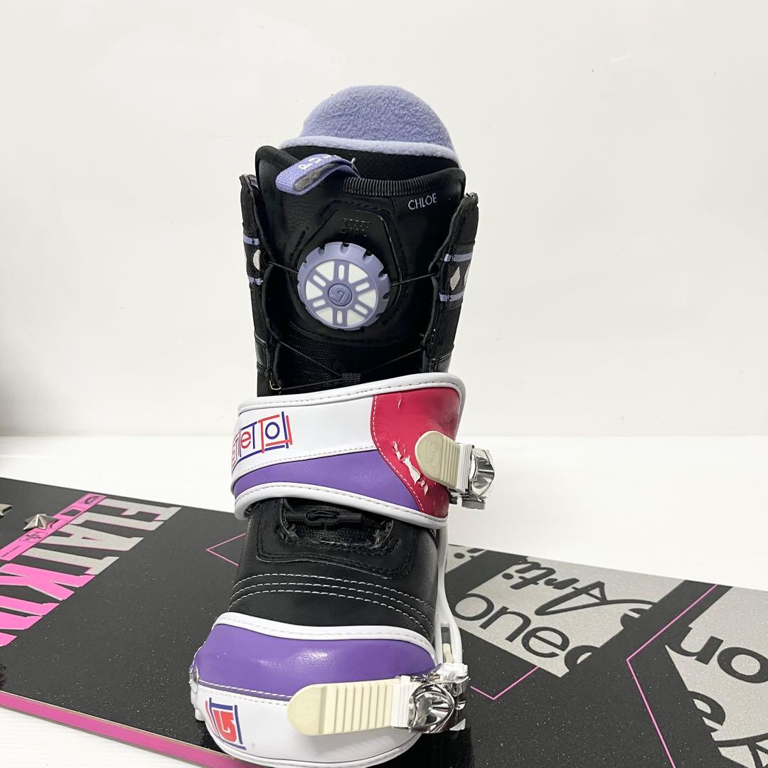 BURTON 011 FLAT KING レディース スノボセット　スノーボード