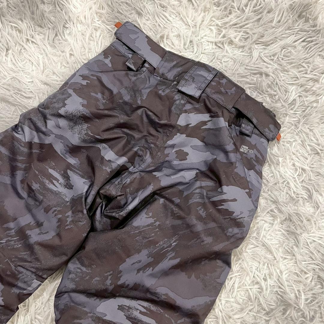 『patagonia』キッズスノーショットパンツ　スキーウェア　迷彩　130相当