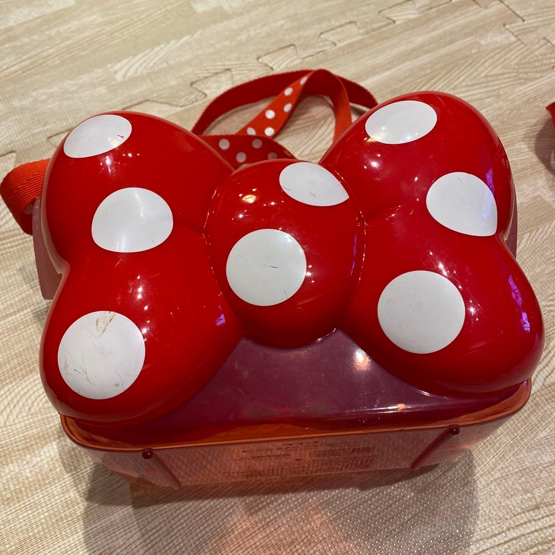 ディズニー　ミニーちゃん　リボン型　ポップコーンバケット　2個セット