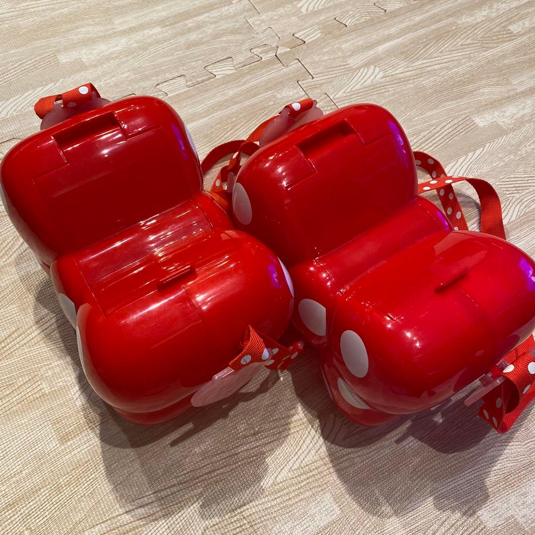 ディズニー　ミニーちゃん　リボン型　ポップコーンバケット　2個セット