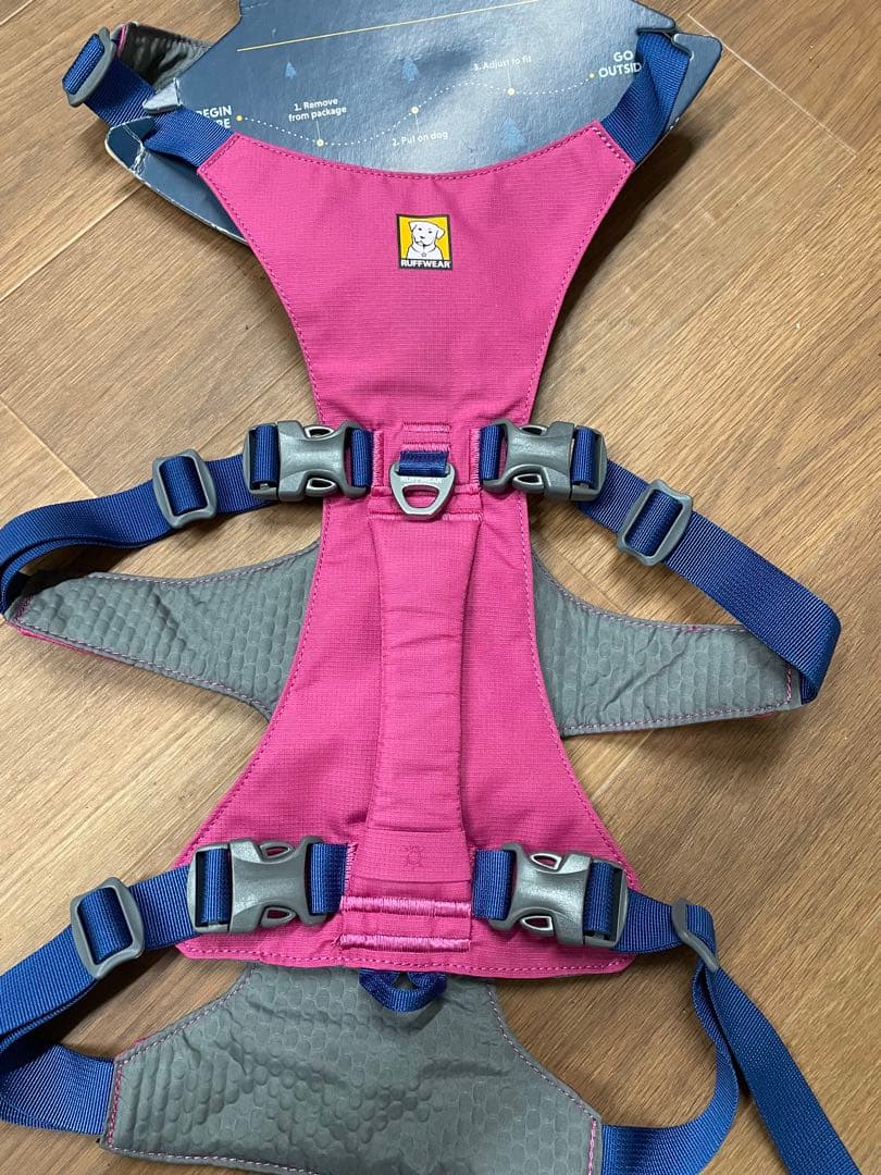 ラフウェア　フラッグラインハーネス　アルペングローピンク　L/XL 大型犬