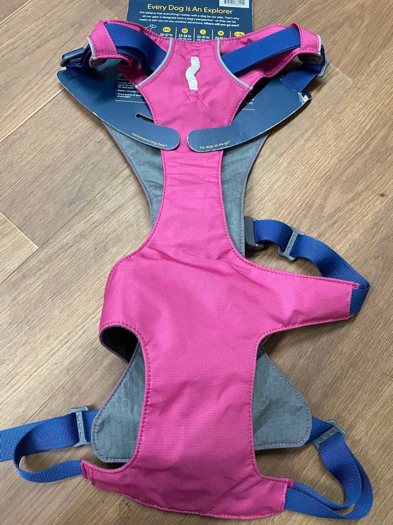 ラフウェア　フラッグラインハーネス　アルペングローピンク　L/XL 大型犬