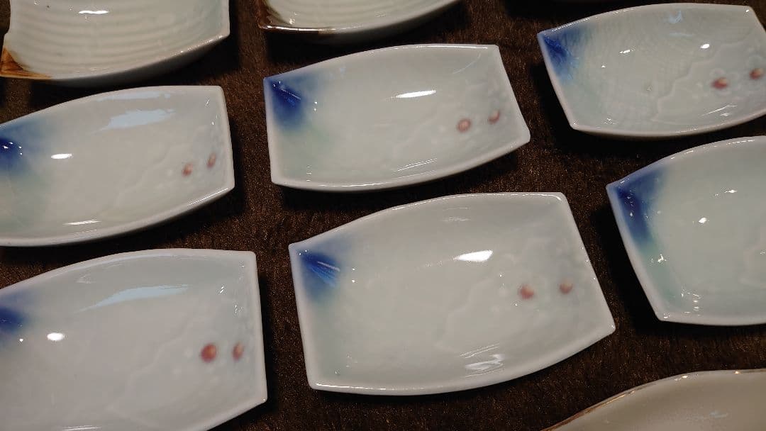 古伊万里　伊万里　豆皿　角皿　３種２７客