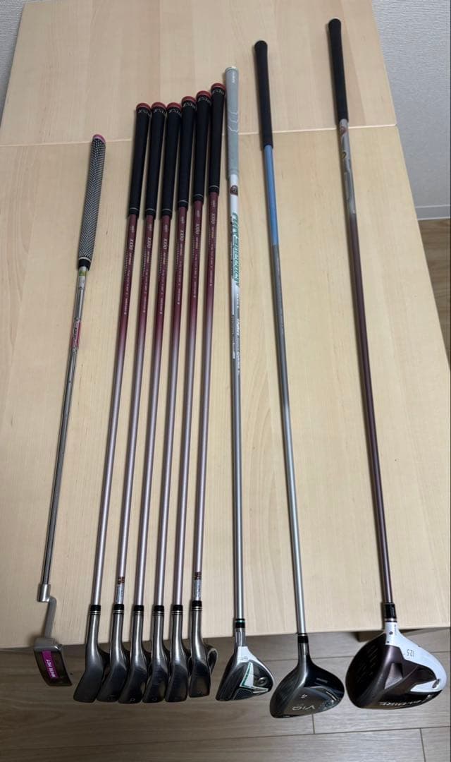 【ベスト更新セット】レディース豪華10本グローレ/ゼクシオ9/SIMGLOIRE