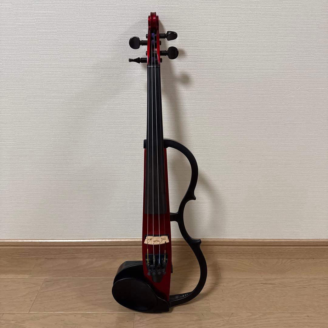 サイレントバイオリン YAMAHA SV-110 赤 ケース/電源アダプター付