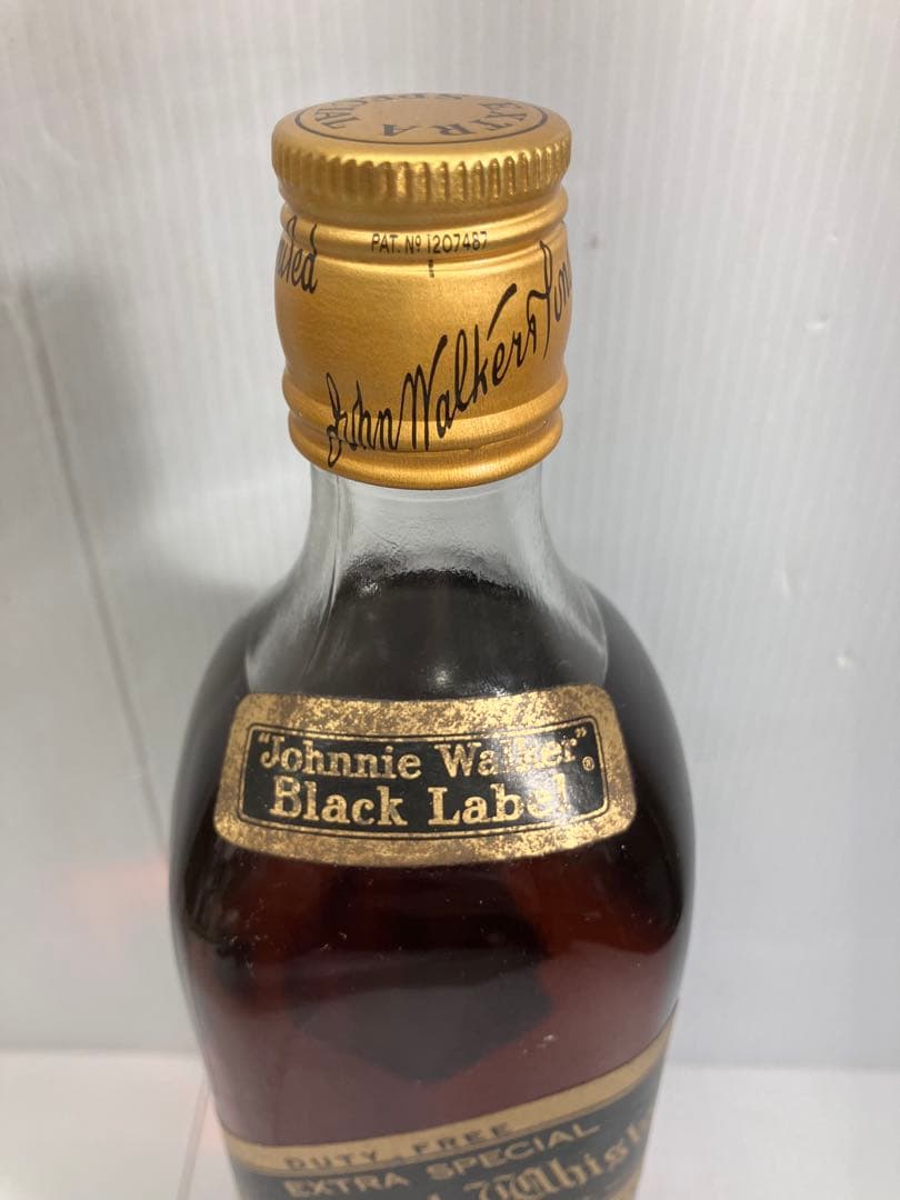 【未開栓】特級ジョニーウォーカー　ブラックラベル　エクストラスペシャル金キャップ