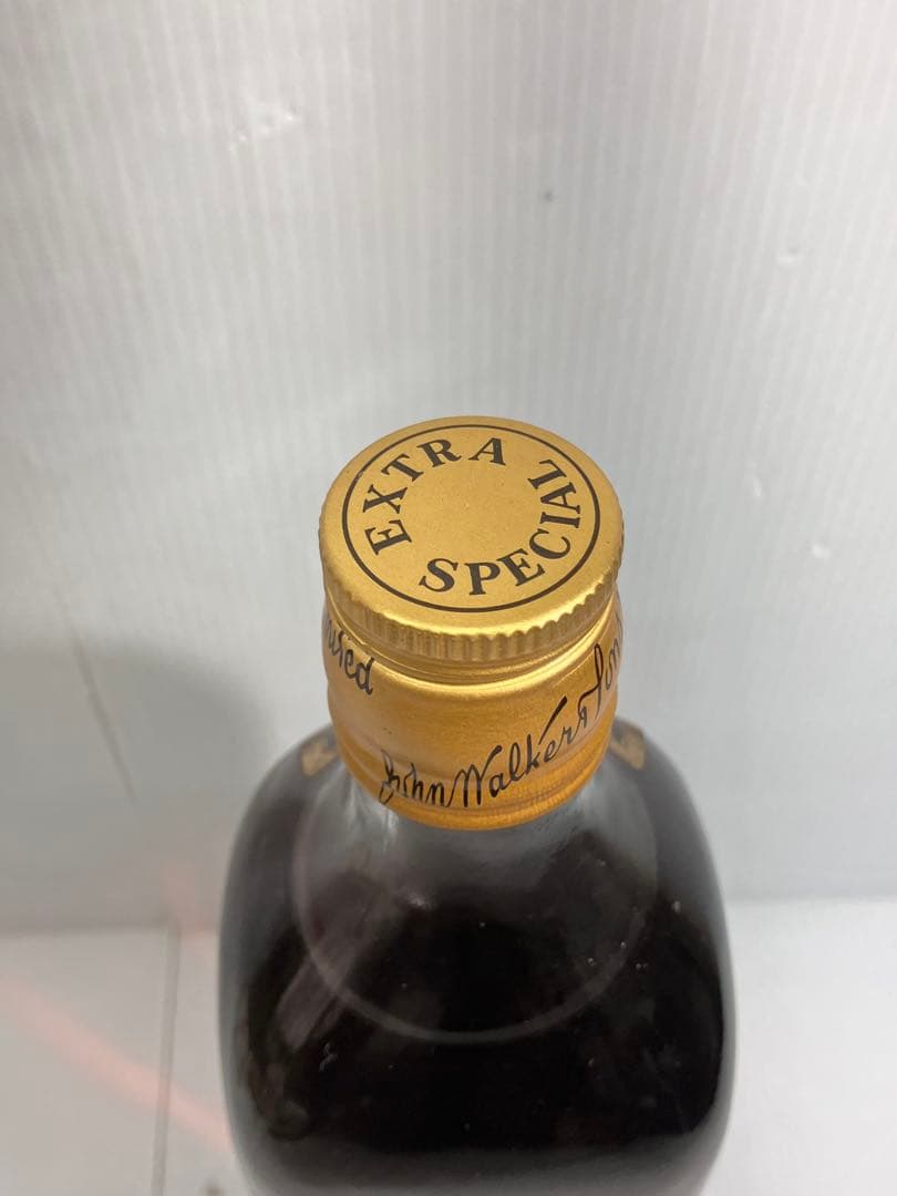 【未開栓】特級ジョニーウォーカー　ブラックラベル　エクストラスペシャル金キャップ