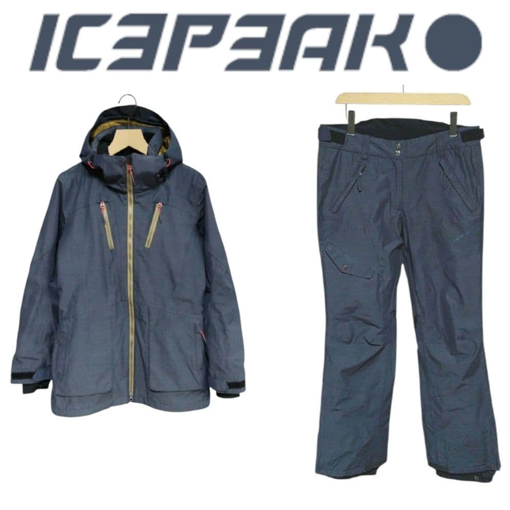 アイスピーク レディース 防水透湿スキーウェア 上下セットアップ ケリーパーカ