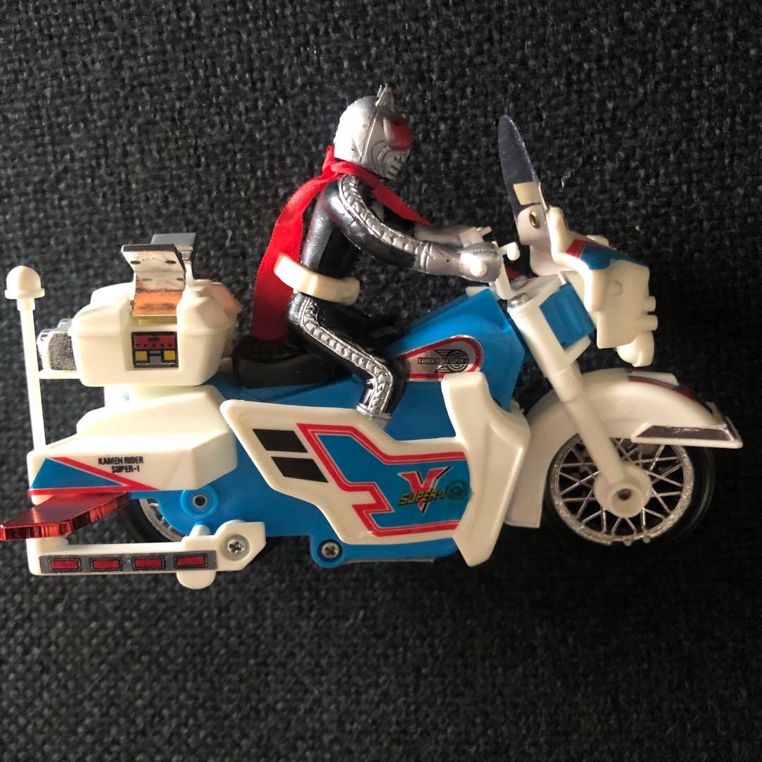 ⚠️当時物・貴重　箱付き　仮面ライダースーパー1 Vマシーン　ライダーアタック