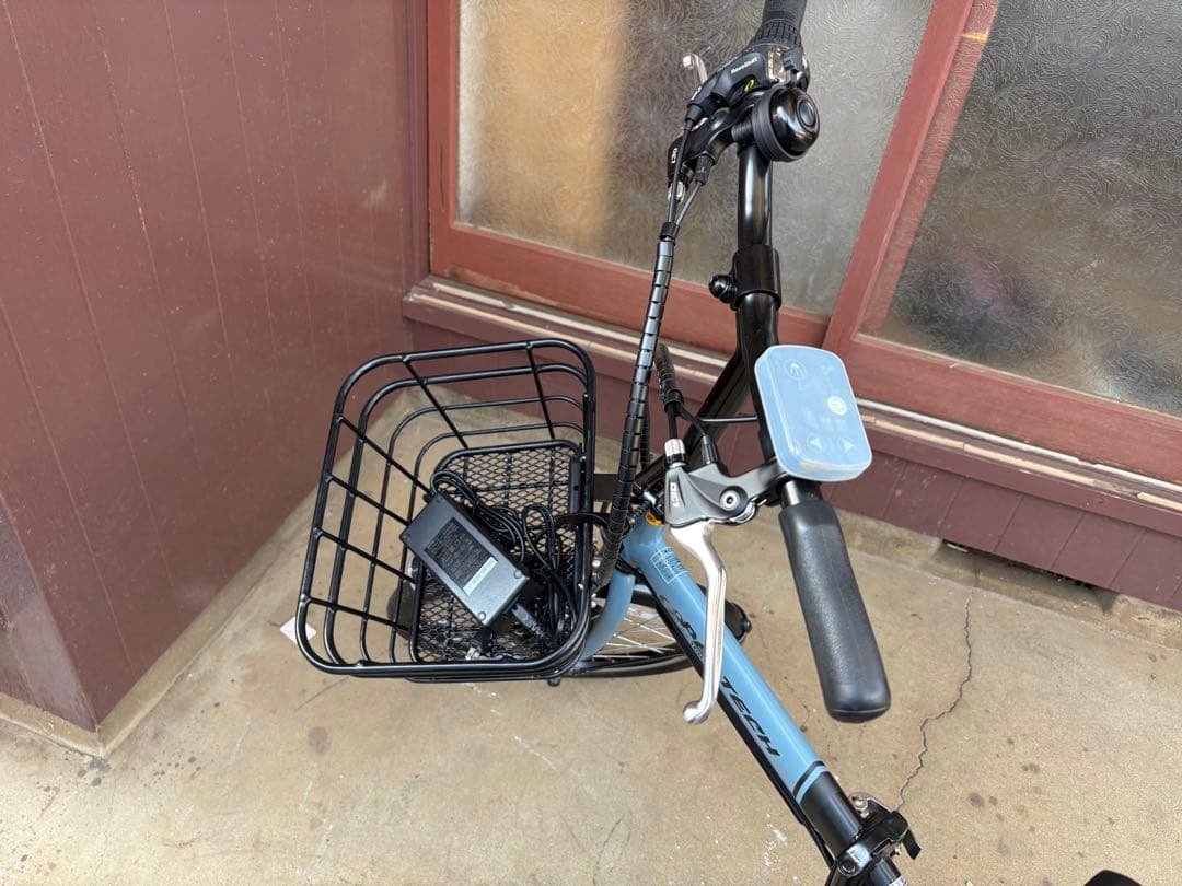 【PELTECH】TDN-208L ブルー×ブラック 電動アシスト折り畳み自転車