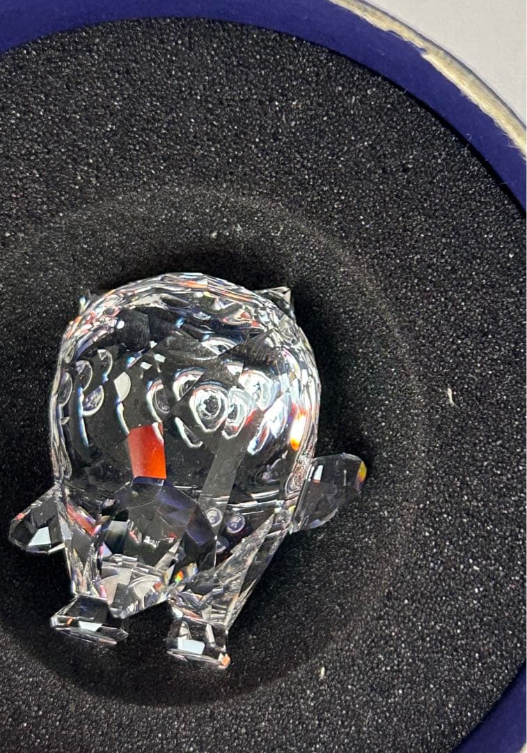 スワロフスキー　フクロウ　ふくろう　置物