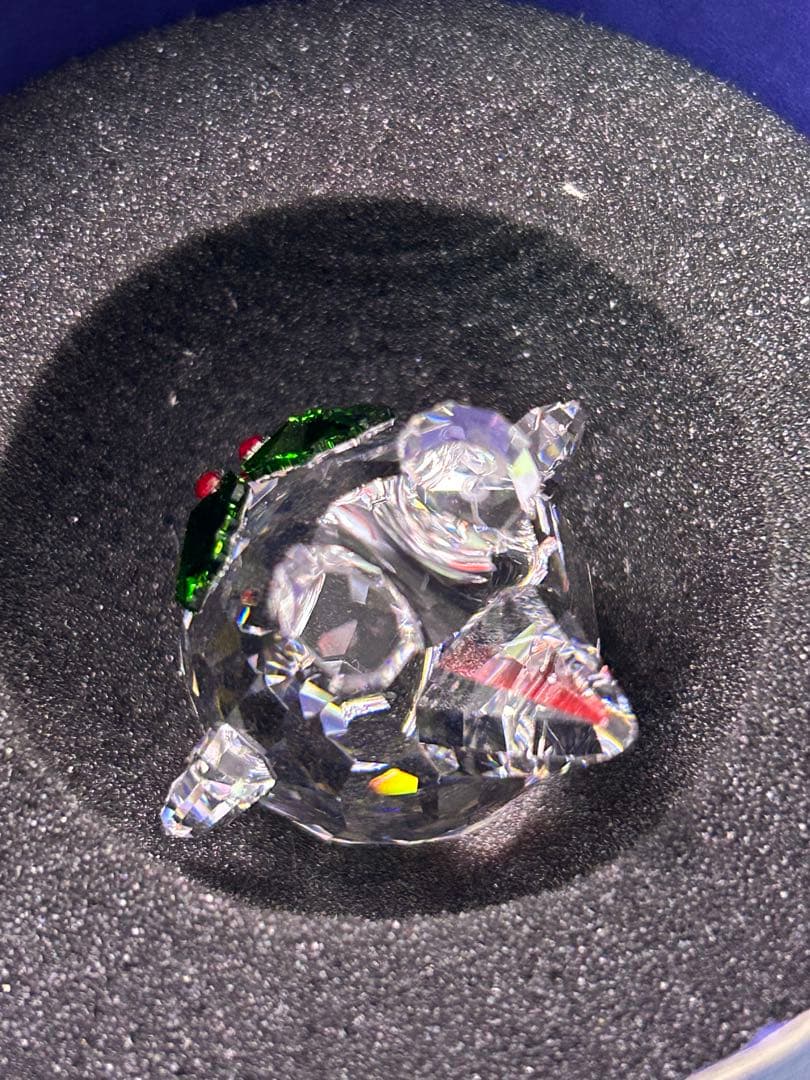 スワロフスキー　フクロウ　ふくろう　置物