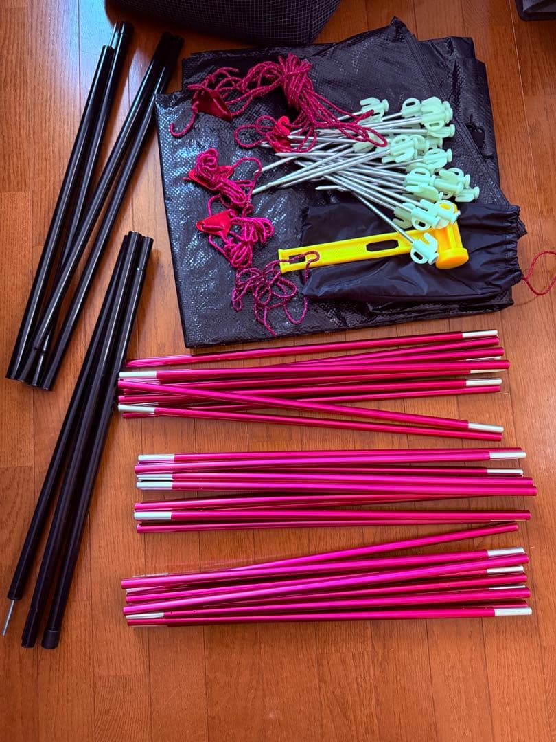 TOMOUNT ツールームテント 2-4人用 トンネルテント