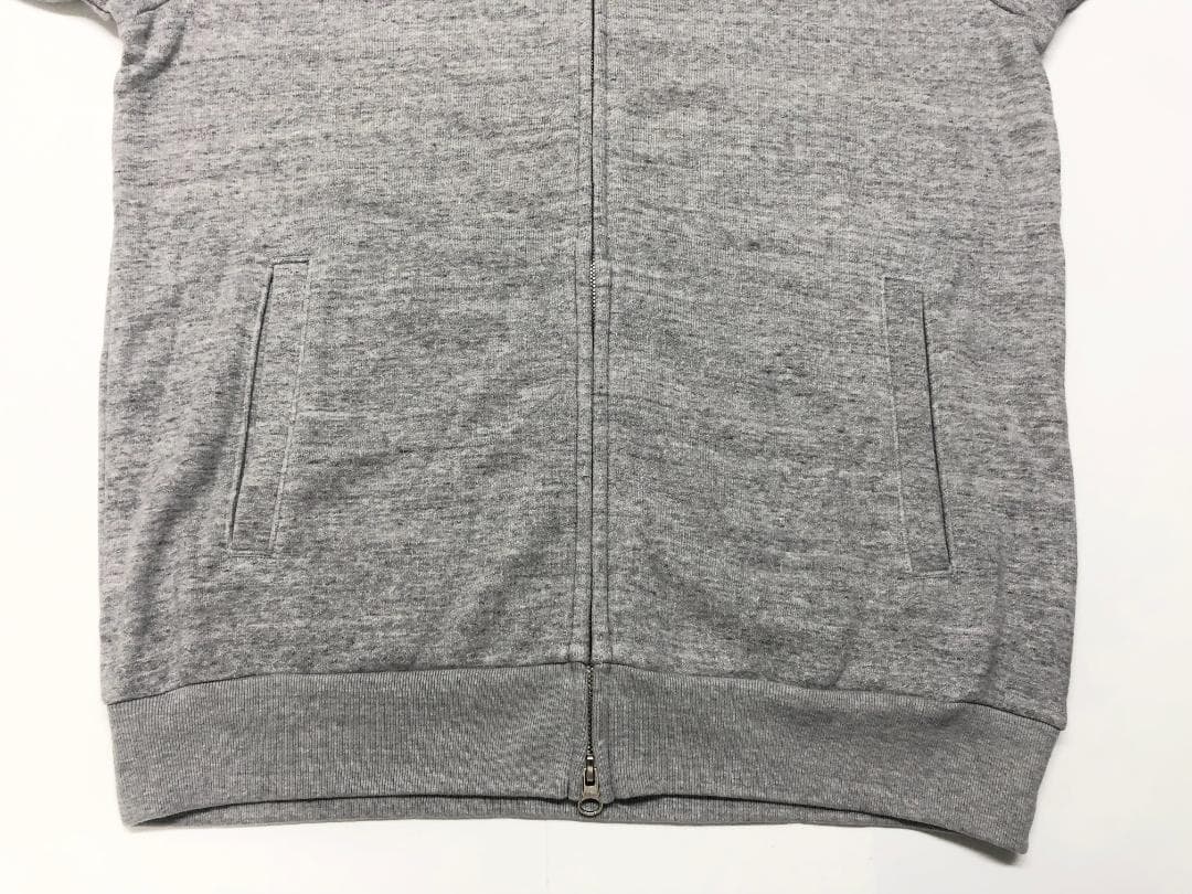 ○★新品未使用　PEARLY GATES　吊り裏毛フルジップパーカー　4　グレー