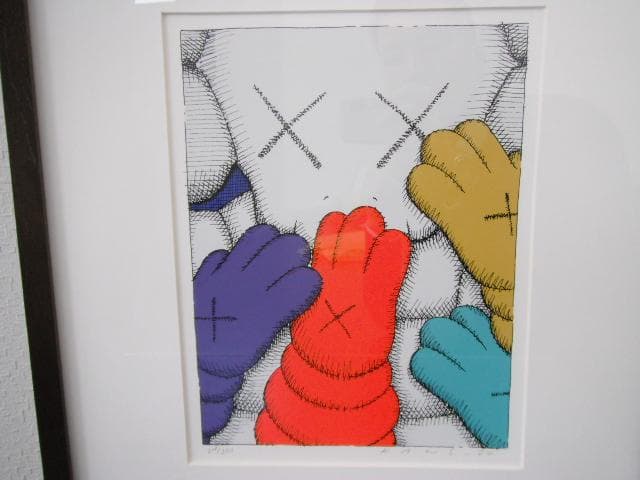 真作保証 KAWS カウズ URGE シルクスクリーン