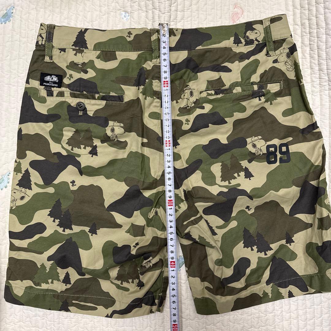 パーリーゲイツ　メンズパンツ　スヌーピー　迷彩柄　サイズ5 ゴルフ