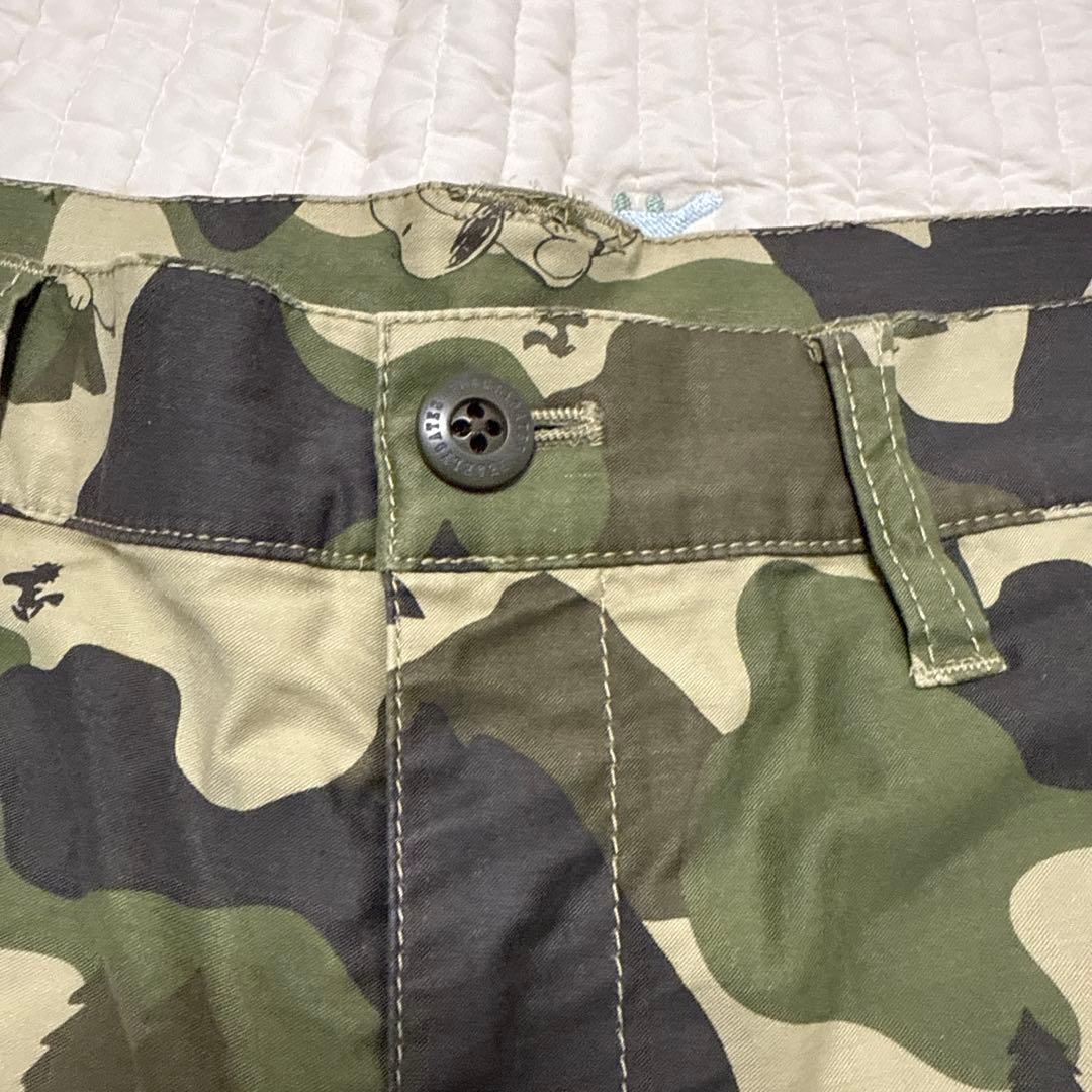 パーリーゲイツ　メンズパンツ　スヌーピー　迷彩柄　サイズ5 ゴルフ