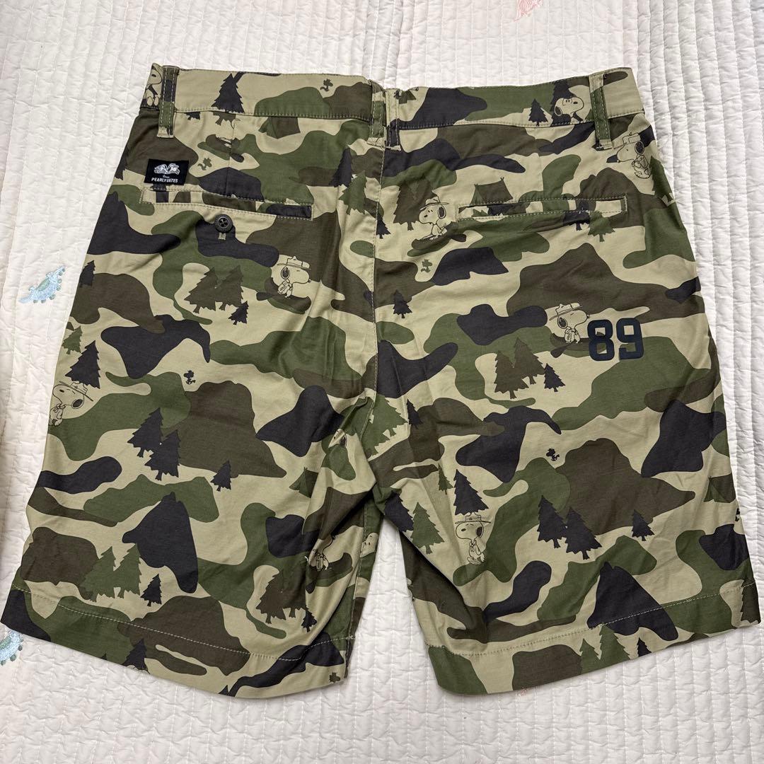 パーリーゲイツ　メンズパンツ　スヌーピー　迷彩柄　サイズ5 ゴルフ