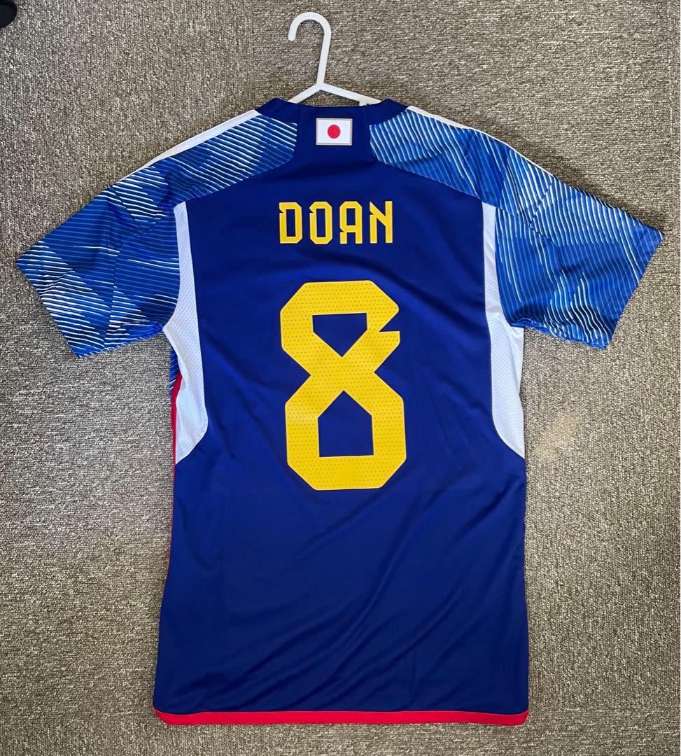 日本代表　堂安律　ユニフォーム　対戦国バッジ付き　レプリカ　Mサイズ